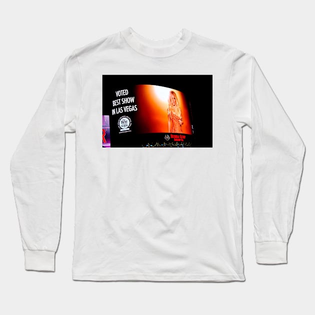 Neon Show Poster Las Vegas America Long Sleeve T-Shirt by AndyEvansPhotos